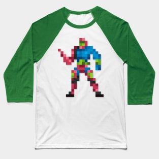 Trap Jaw low-res pixelart Baseball T-Shirt